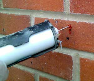400cc Cartridge Tube with Needle inject a Brick