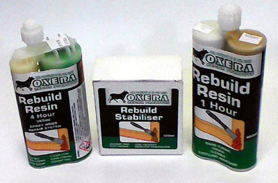 Rebuild Resin is available in cartridges